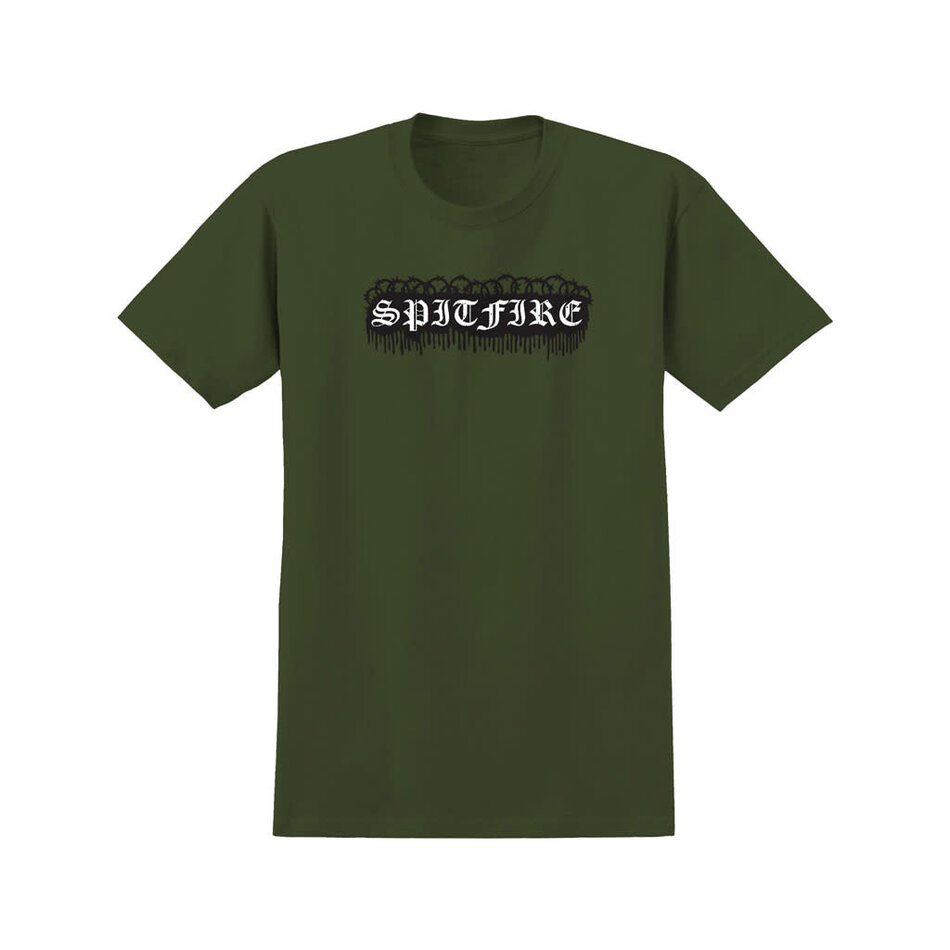Spitfire Old E Barbed T-Shirt Military Green