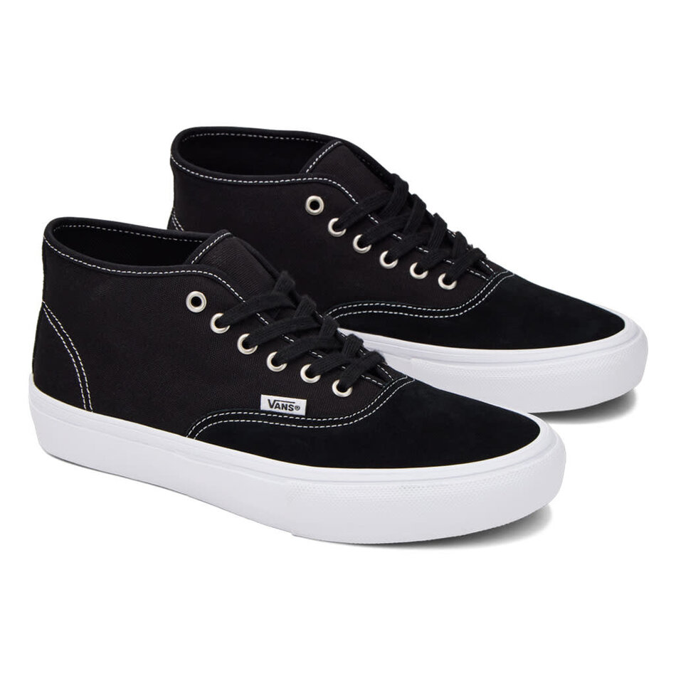 Vans Skate Authentic Mid Black/White