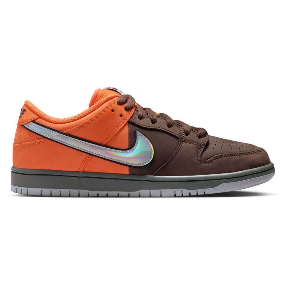 Nike SB Dunk Low Pro Pro Safety Orange/Wolf Grey-Baroque Brown