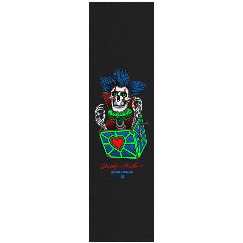 Powell Peralta Chris Hiett Skull Griptape Black