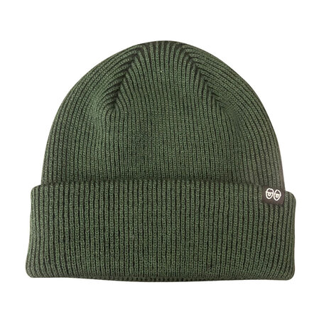 Krooked Eyes Clip Cuff Beanie Green/Black