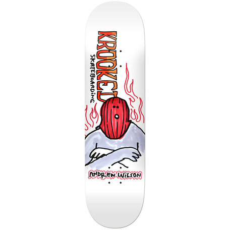 Krooked Andrew Wilson Fire Mask Deck