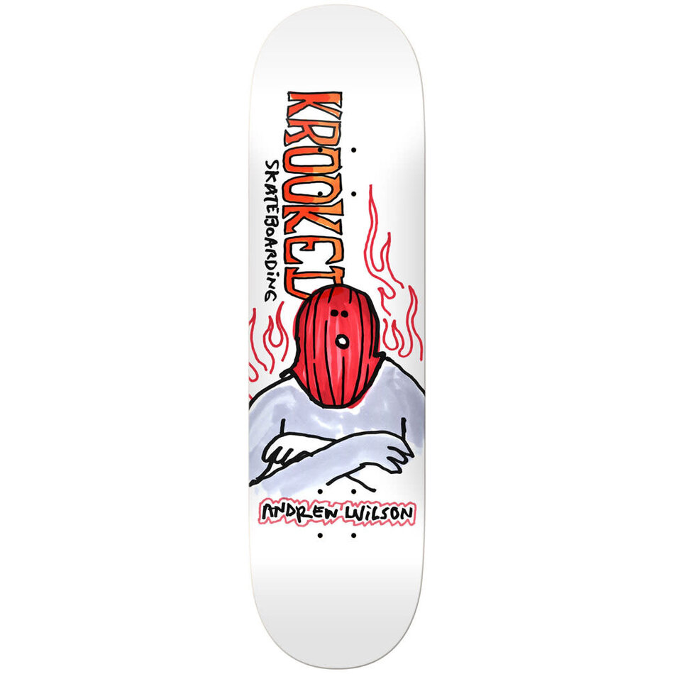 Krooked Andrew Wilson Fire Mask Deck