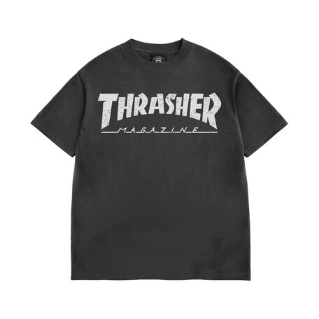 Thrasher Mag Logo Vintage T-Shirt Black