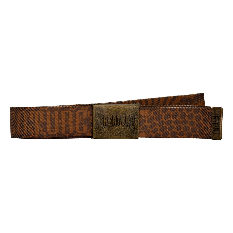 Creature High Country Web Belt Brown