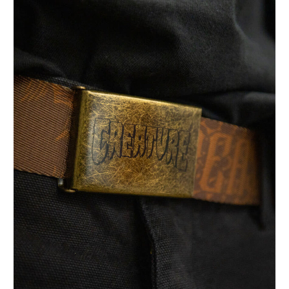 Creature High Country Web Belt Brown