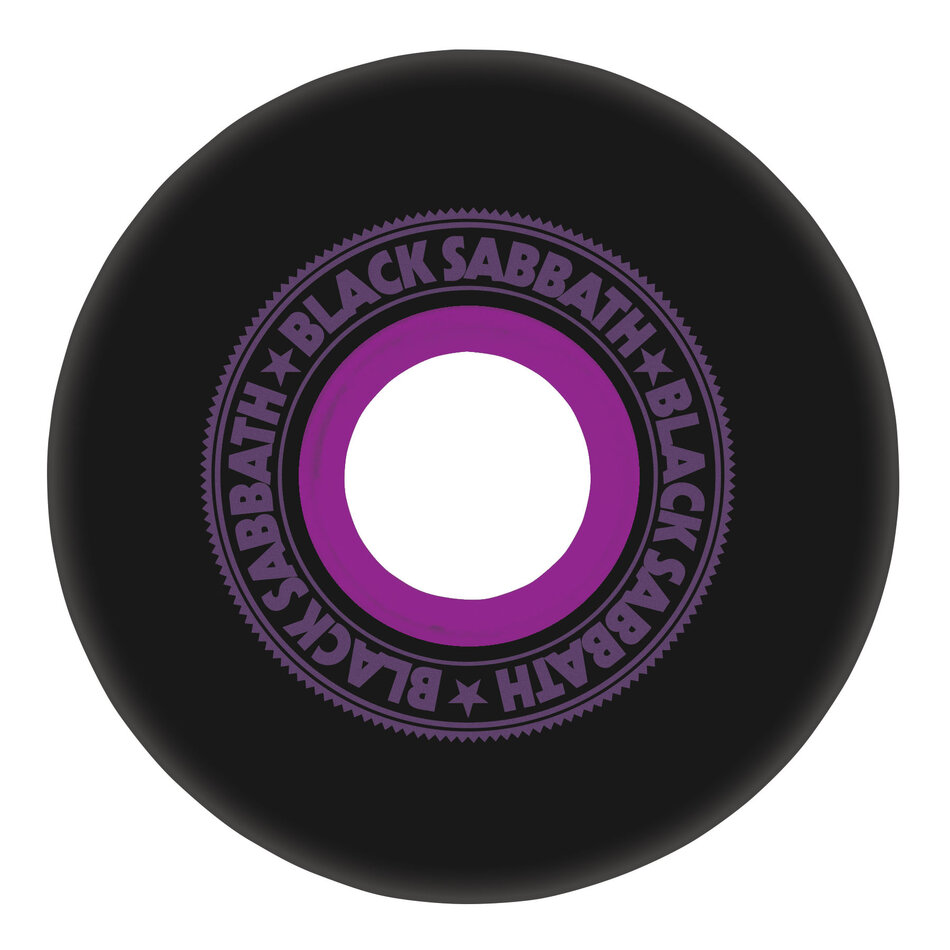 OJ x Black Sabbath Paranoid Super Juice 78A Wheels Black
