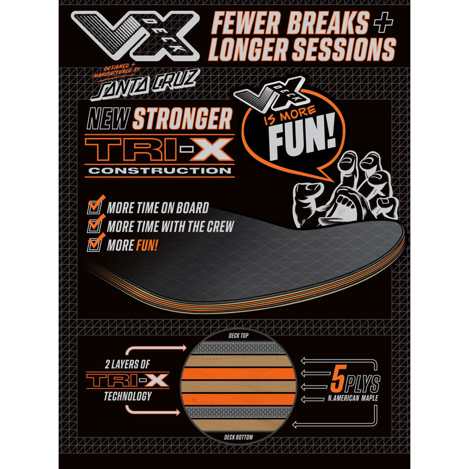 Santa Cruz Natas Shattered Panther VX Deck