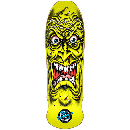 Santa Cruz Rob Roskopp Face Reissue Deck Yellow