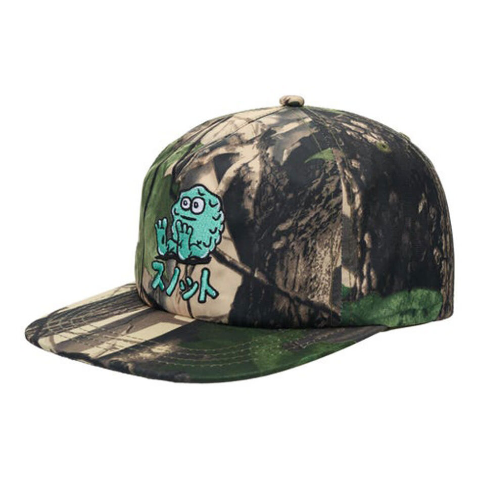 Snot Japan Booger 5 Panel Snapback Hat Camo