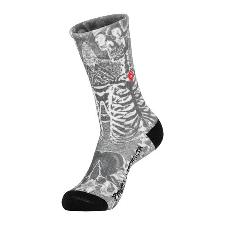 Powell Peralta Skeleton Crew Socks Charcoal