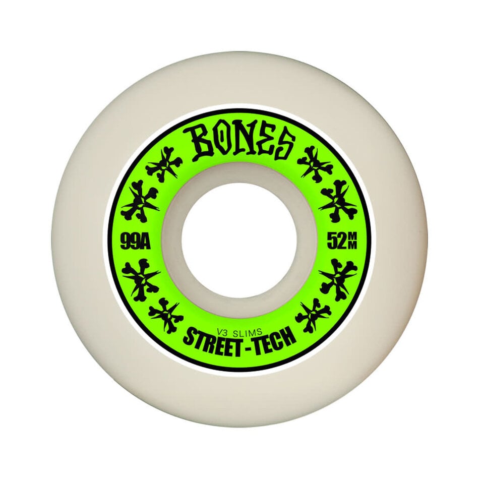 Bones RB STF V3 Slim 99A Wheels White