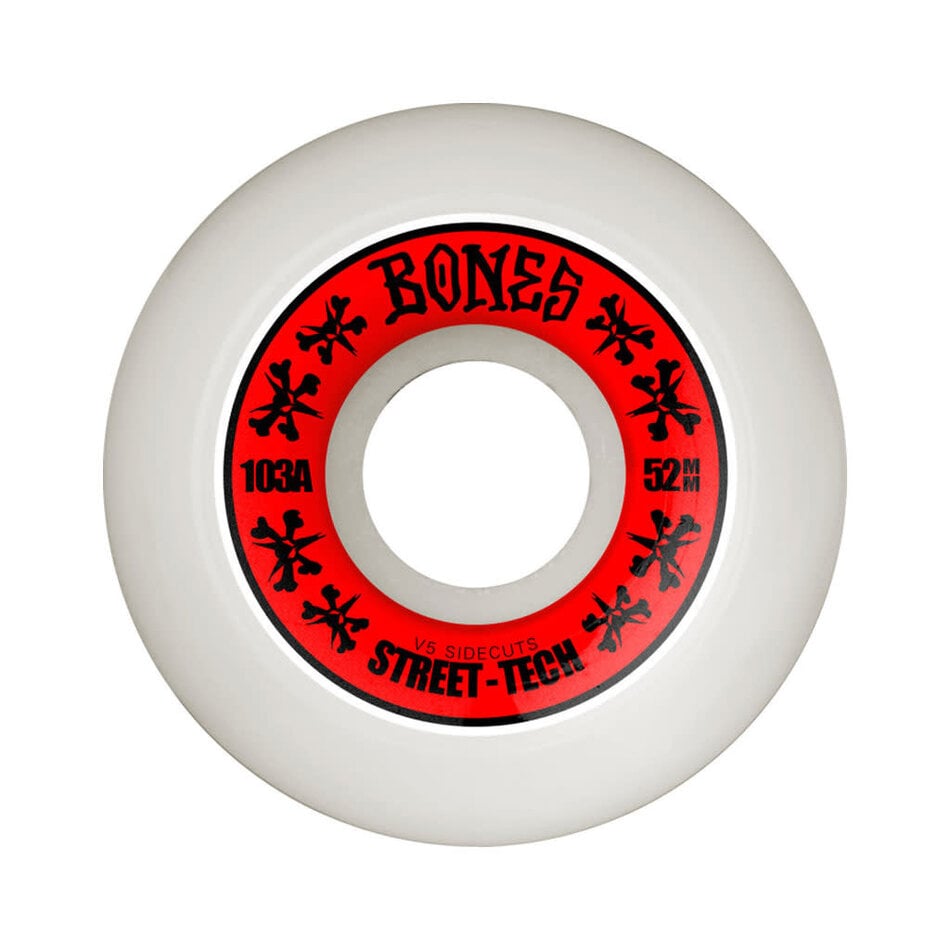 Bones RB STF V5 Sidecut 103A Wheels White