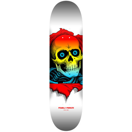 Powell Peralta Ripper Yellow Fade Deck White