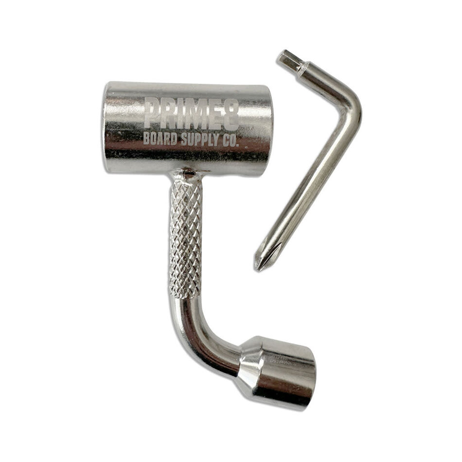 Prime 8 Compact Coin Pocket Tool Silver