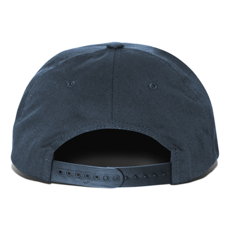 Glass House Maze 5 Panel Snapback Hat Navy