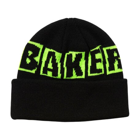 Baker Brand Logo Beanie Black/Green
