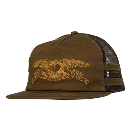 Anti Hero Basic Eagle Snapback Hat Brown/Brown