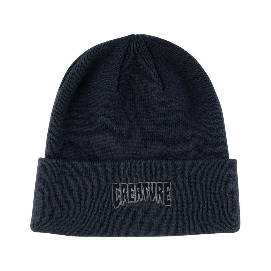 Creature Logo Outline Longshoreman Beanie Navy