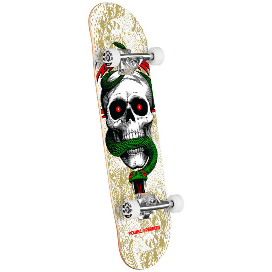 Powell Peralta Skull & Snake Birch Complete White/Metallic Gold