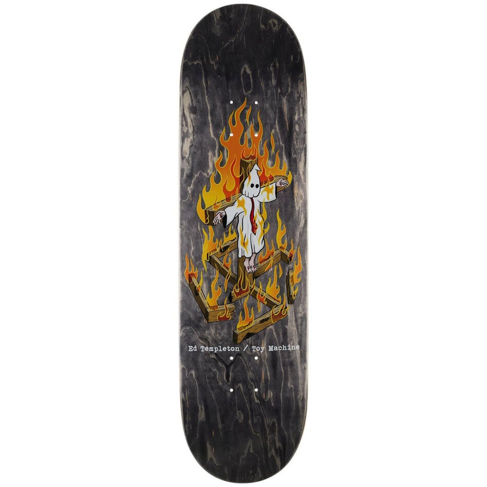 Toy Machine Ed Templeton Charred Cross Deck