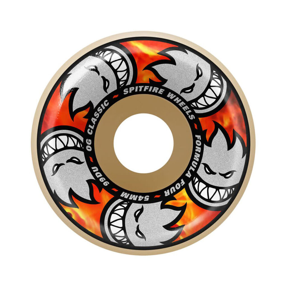 Spitfire Team Multiball OG Classic Formula Four 99A Wheels White