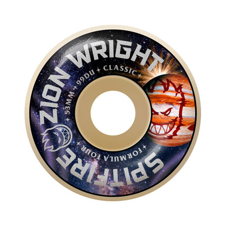 Spitfire Zion Wright Cosmic Formula Four Classic 99A Wheels White