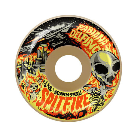 Spitfire Fabiana Delfino Invasion Formula Four Conical Full 99A Wheels White