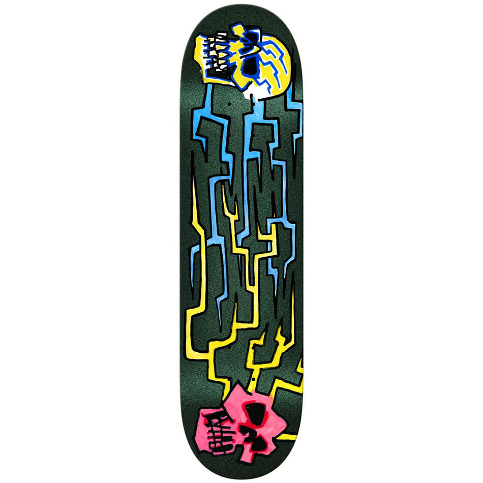 Krooked Bobby Worrest Skulls & Bolts Twin Tail Slick Deck