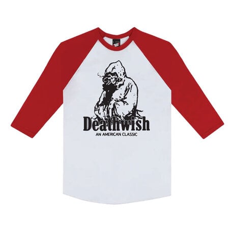 Deathwish Classic Raglan T-Shirt Red/White