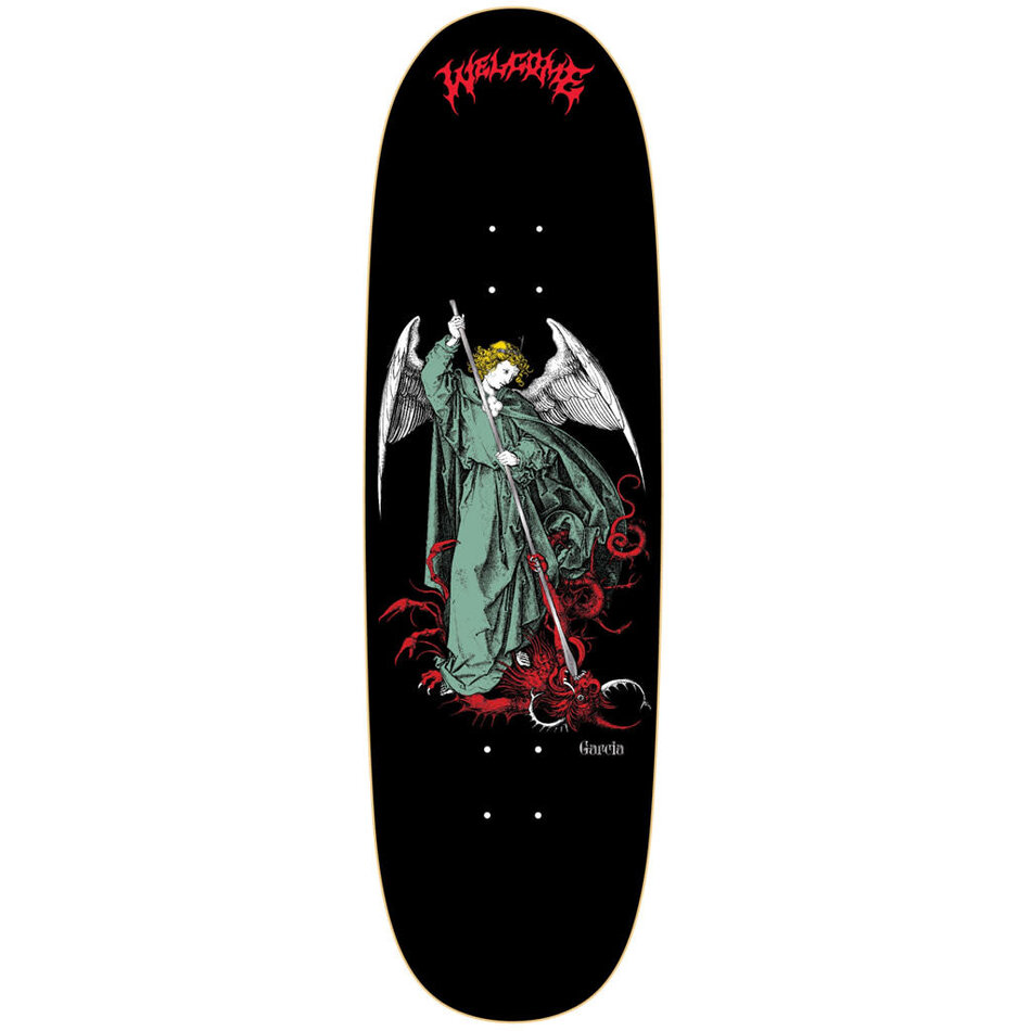 Welcome Nick Garcia Spear Shaped Deck Black