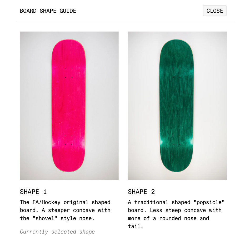 Hockey John Fitzgerald It Never Ends Shape #1 Deck