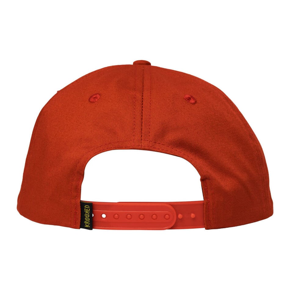 Krooked Sweatpants Redux Snapback Hat Red