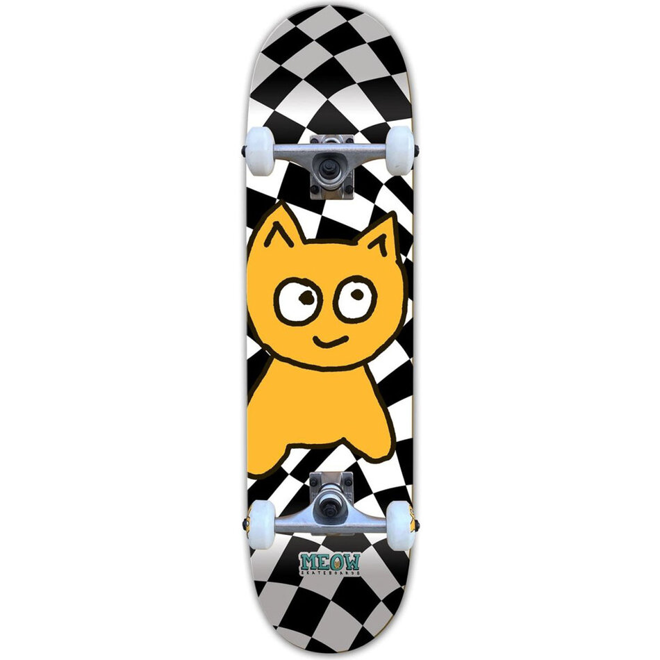 Meow Big Cat Checker Twist Complete Black/White