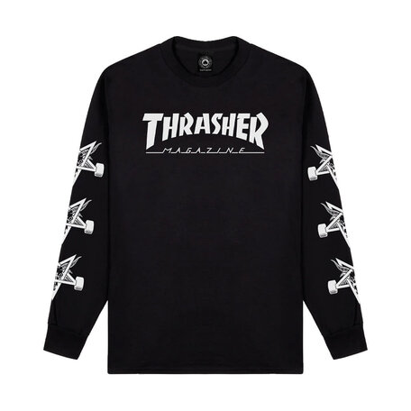 Thrasher Mag Goat L/S T-Shirt Black