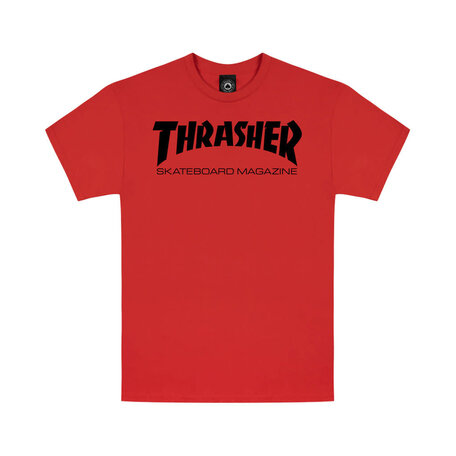 Thrasher Magazine Logo  T-Shirt Red