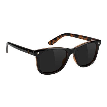 Glassy Mike Mo Premium Polarized Sunglasses Black/Tortoise
