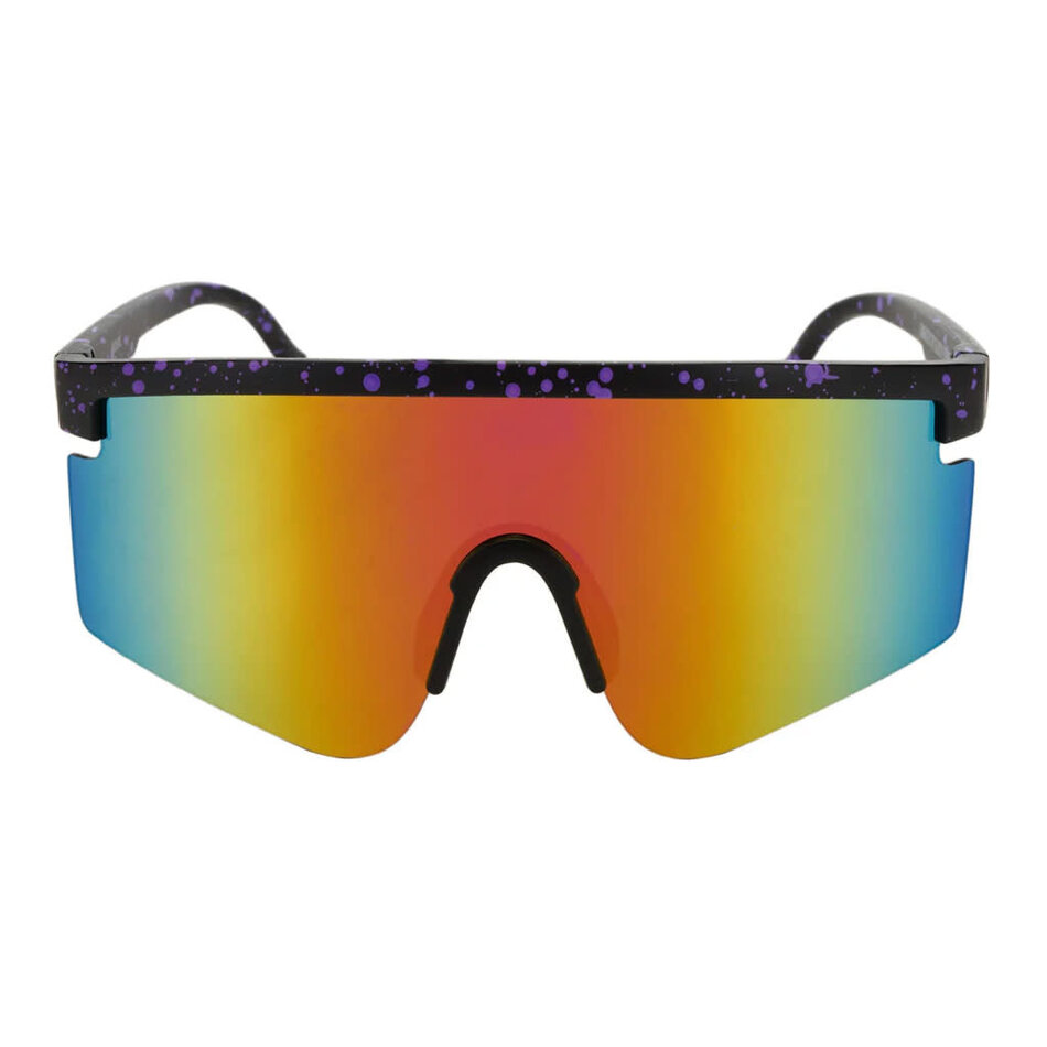 Glassy Mojave Sunglasses Purple/Orange Mirror