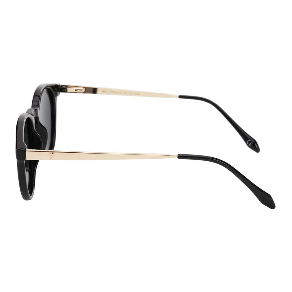Glassy Aria Premium Polarized Sunglasses Black/Gold Mirror