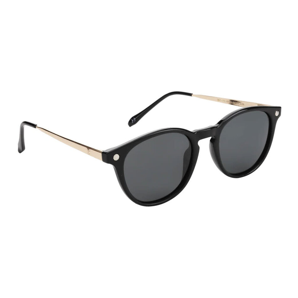 Glassy Aria Premium Polarized Sunglasses Black/Gold Mirror