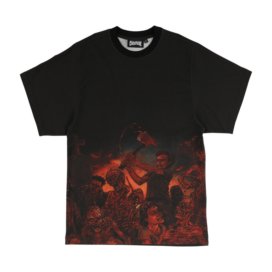 Creature x Cannibal Corpse Ringer T-Shirt Black