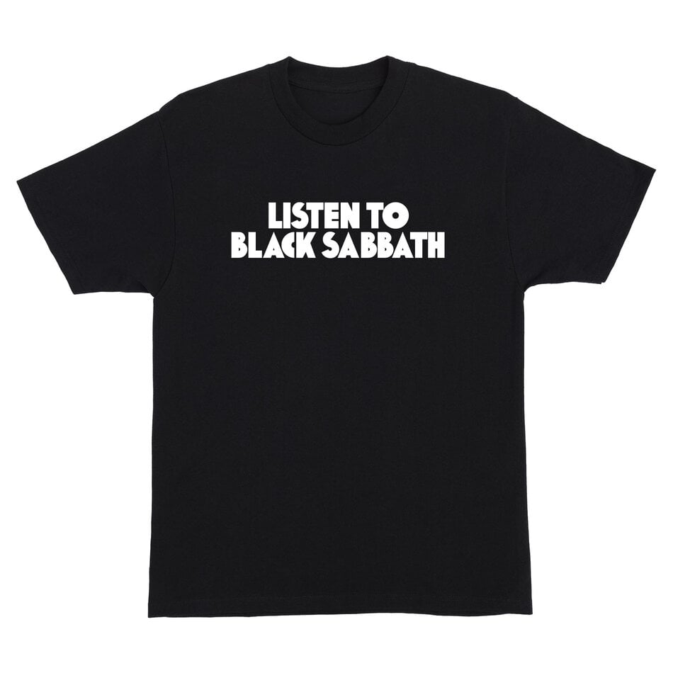 OJ Listen To Black Sabbath Heavyweight T-Shirt Black