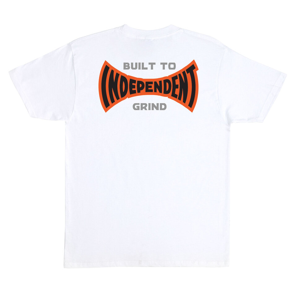 Independent Built To Grind Span Heavyweight T-Shirt White