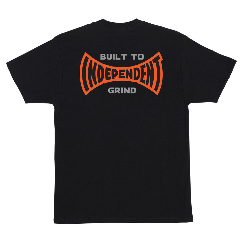 Independent Built To Grind Span Heavyweight T-Shirt Black