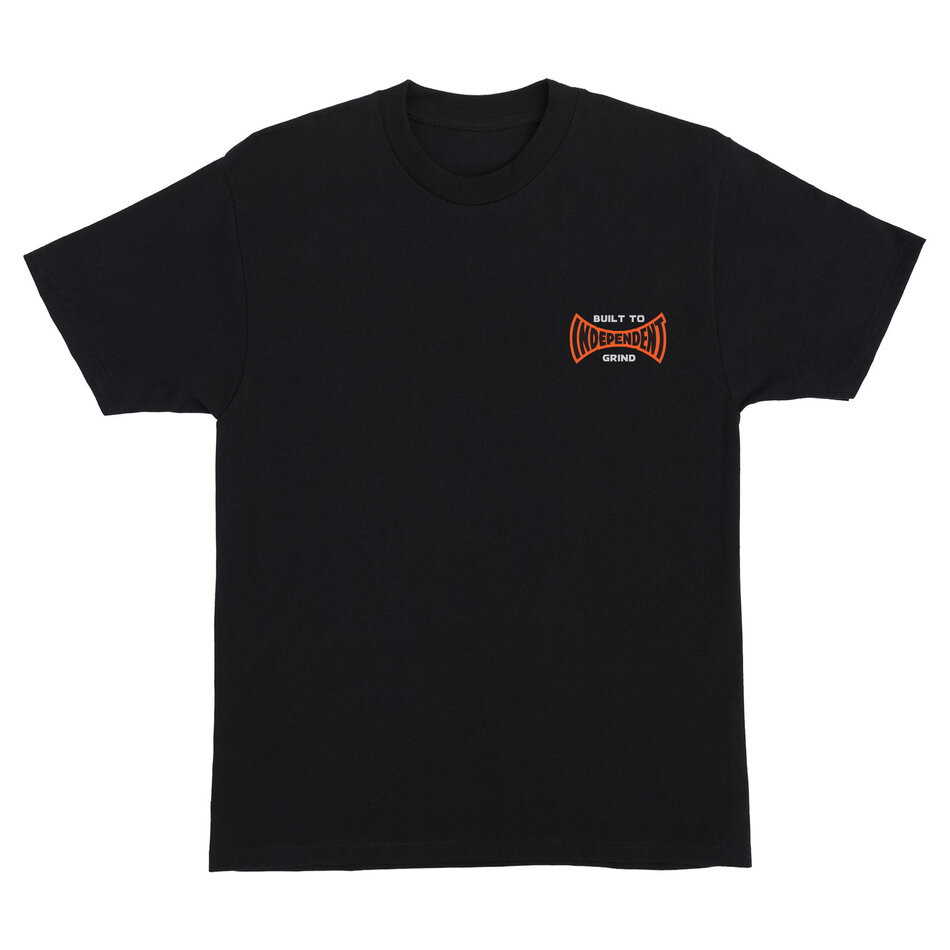 Independent Built To Grind Span Heavyweight T-Shirt Black