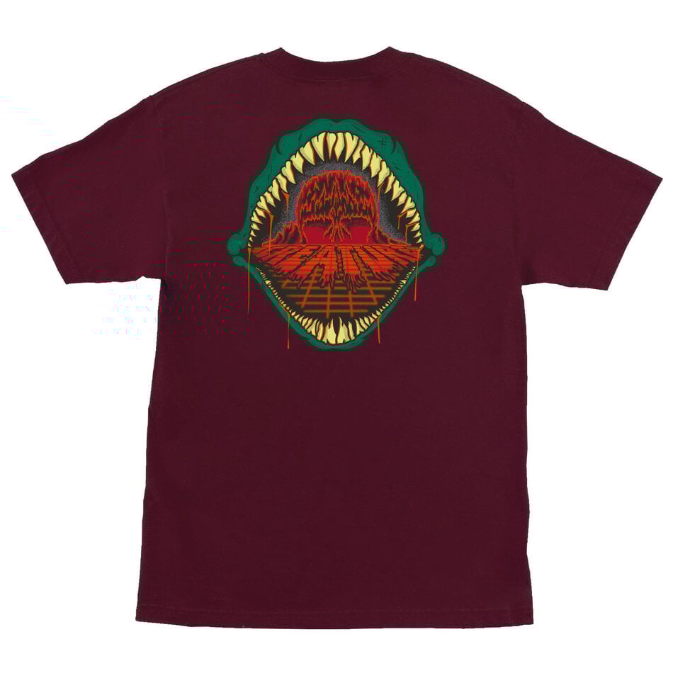 Creature Lost At Sea Heavyweight T-Shirt Maroon