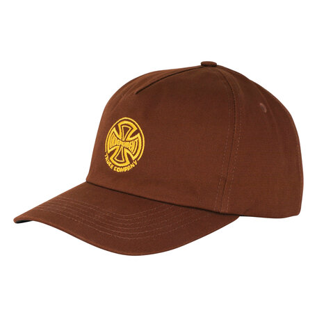 Independent Truck Co Legacy Embroidered Snapback Unstructured Hat Brown