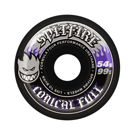 Spitfire Formula Four Conical Full 99A Wheels Black