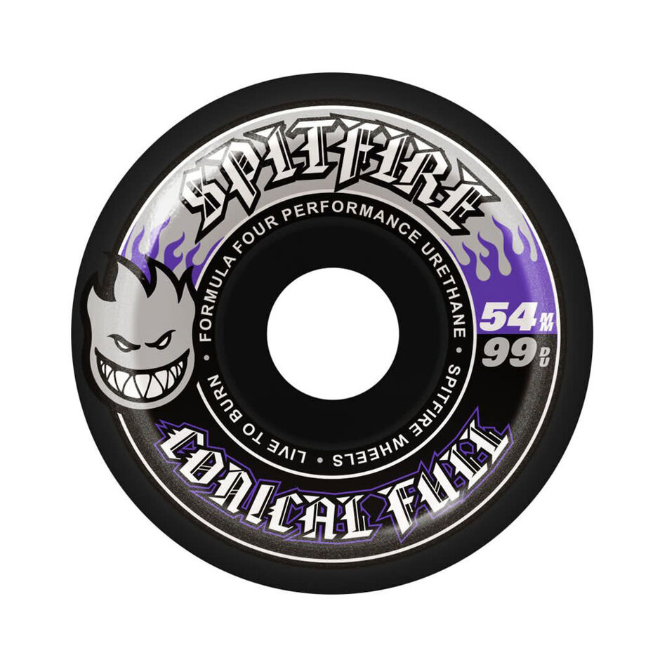 Spitfire Formula Four Conical Full 99A Wheels Black