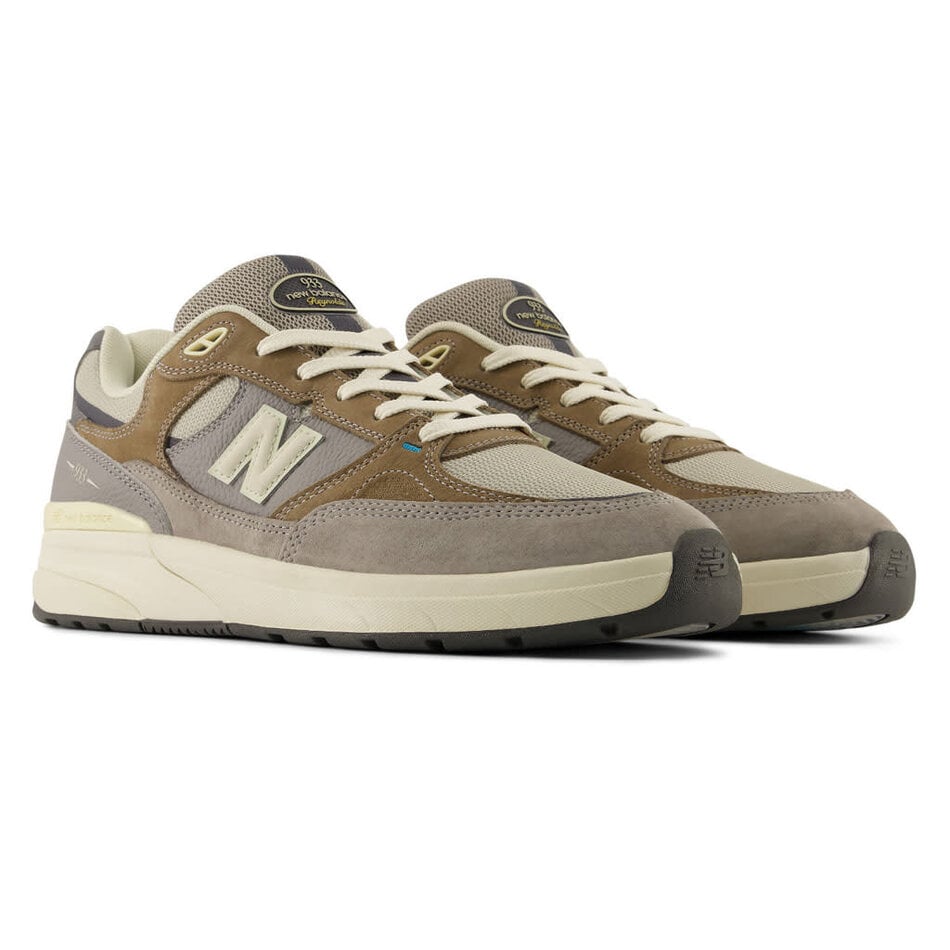 New Balance Numeric 933 Grey/Olive/White